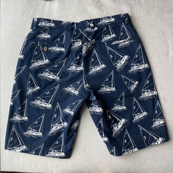 Brooks Brothers Blue Sailboat Bermuda Shorts | Men’s Size 32 - Picture 2 of 8
